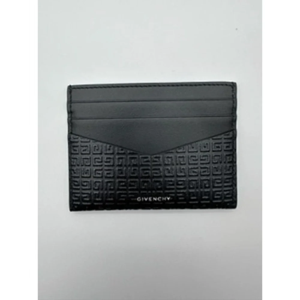 Givenchy Card Holder Mens Black 4G‎ Monogram Leather BK6099K1LQ-001